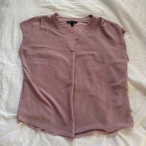 Banana Republic Blush V-Neck Blouse